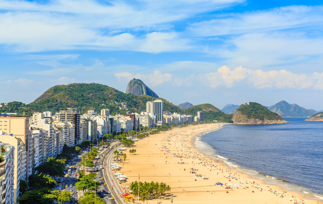 Brasile: Plage de Copacabana à Rio de Janeiro