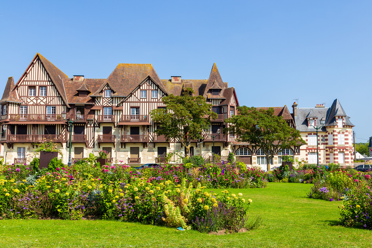 Cabourg : Maisons typiques de Cabourg