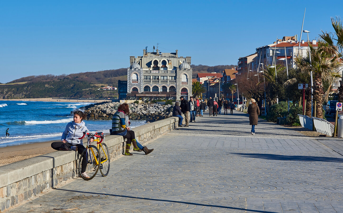 Hendaye : Boulevard de la Mer à Hendaye