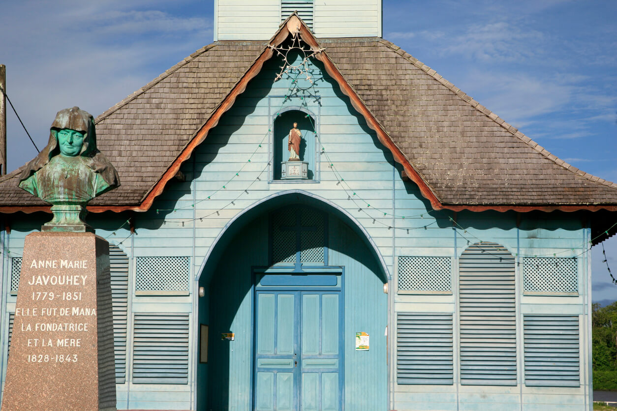 Mana : Église Anne-Marie Javouhey à Mana Mana : Église Anne-Marie Javouhey à Mana
