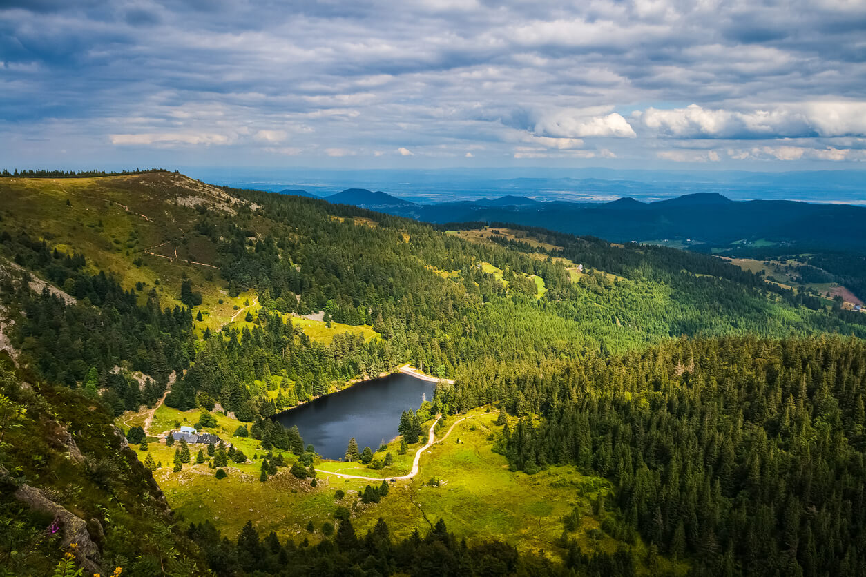 I Vosgi: Lac du Forlet dans les Vosges I Vosgi: Lac du Forlet dans les Vosges